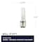 Bulbrite Double-Contact Bayonet Base BA15DT3 Light Bulb, 60 Watt, Frost, 2PK 861186 - alternate 4